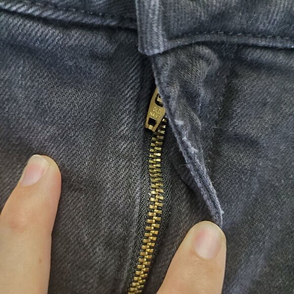 Old Navy Jeans Womens Size 14 Black High Rise Flare Ankle Denim Crop - Picture 9 of 11